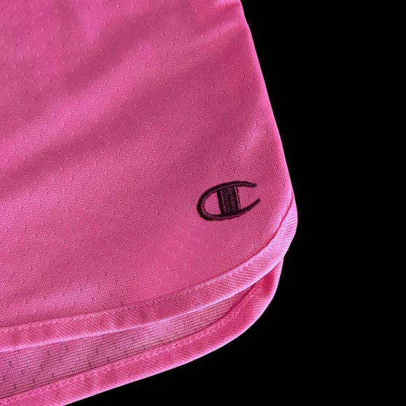 Woman's Champion Large Athletic Shorts Pink and Fabulous - Picture 2 of 3